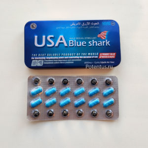 Blue Shark USA / Американская Голубая Акула / 12 таблеток + 12 витаминок продажа с доставкой